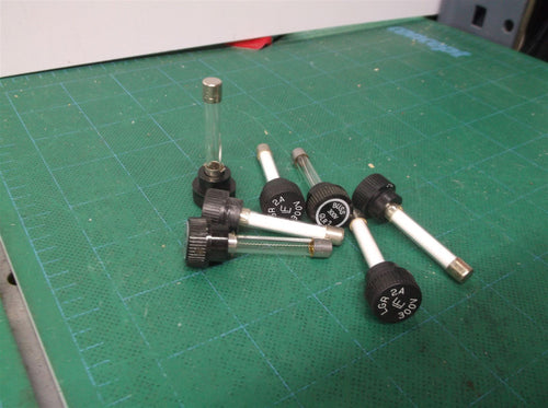 (7) Littelfuse LGR 2 & Bussman GLR 2 Fast Acting Inline Fuses 2A 300VAC