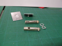 Lightweight lamp wire hanger thru hole Strut plate 1-1/4" square 1/4" Pair