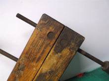 Vintage Jorgensen Wooden Vice Grip 10"
