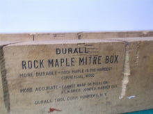 Vintage Durall Rock Maple Mitre Box, Yonkers NY
