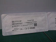 2pcs FF013P: AESCULAP SCALPFIX, 10 CLIPS exp 08-28