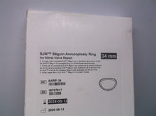 SARP-34: SJM SEGUIN SEMI-RIGID ANNULOPLASTY RING 34MM RX Exp 05-24 Open outer bo