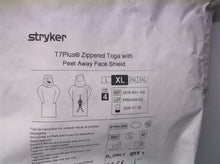 0416-831-100: STRYKER T7 PLUS ZIPPERED TOGA W/PEEL AWAY FACE SHIELD rx XL Exp 07