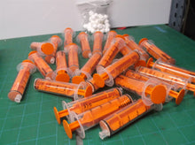 BAXTER BAXA ExactaMed Amber Oral Medicine Syringe Dispenser 20cc/20ml 25pk