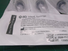 BD Lot of 5 Catheter Tip 50ml Syringe 309620 Exp. 2026-11 (No Needle)