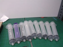 (9) 50 & 60 ml/cc Luer Lock Syringe New Lab Craft Hobby Open not sterile(No Need