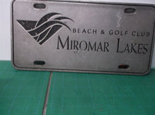 Miromar Lakes Beach & Golf Club Pextarex Vehicle Plate