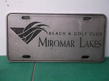 Miromar Lakes Beach & Golf Club Pextarex Vehicle Plate