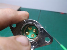 Pollak 11-410 Chrome Plated 4-Way Trailer Connector Socket - Vehicle End