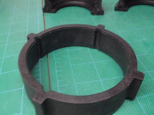 Odd ABS Plastic Spin on Split Coupling and Collar 2.25ID 2.75 Flange 3" 4tpi Thr
