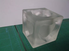 Candle Holder Leaded Crystal Cut Glass Heart Shaped Votive Tea Light