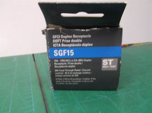Eaton SGF15 GFCI Duplex Receptacle 15-amp Residential Outlet, Light Almond