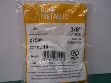 Halex 27500 3/8 in. Non-Metallic Push-In Connector - pack of 10