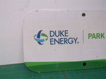 Duke Energy Park & Plug Sign 6x12 New w imperfections scratches etc