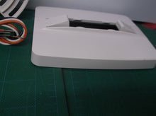 White plastic led exit sign mount with wires