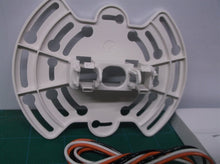 White plastic led exit sign mount with wires