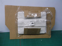 White plastic led exit sign mount with single connection point