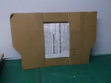 White plastic led exit sign mount with single connection point