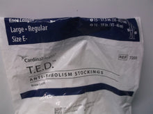 TED Anti Embolism Stockings Knee Length Open Toe Regular Large Size E 7203