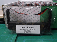 9 RIBBONS FOR EPSON ERC-30 / ERC-34 / ERC-38 Ribbons - Black/Red