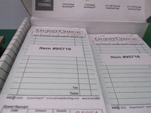 9 Pack G3632 Guest Check Book Waitress Pad 15 Line 50 Page Booklet Tear Off Stub