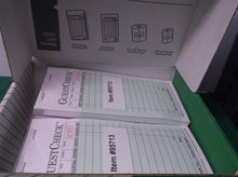 9 Pack G6000 Guest Checks Book Waitress Pad CARBON COPY 15 Line 50 Page Booklet