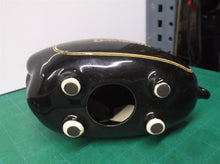 Harley Davidson Hog Black Pig Gas Tank Ceramic Piggy Bank 6.5"x 3.5"x4" No Plug