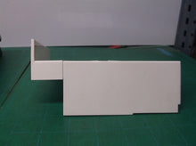white trim with hinged pannel for sewing machine