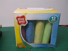 Sidewalk Chalk 12 pieces Large Sticks 6 Colors Play Day
