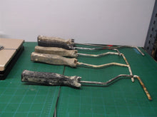 lot of 5 paint roller frames 2 12inches, 2 12 1/2 inches, 1 16 imches