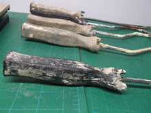 lot of 5 paint roller frames 2 12inches, 2 12 1/2 inches, 1 16 imches