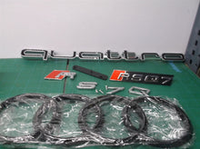 Audi RSQ7 Quattro Front Grille Rear Trunk Ring Badge Set Audi RSQ7 2016-2023