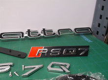 Audi RSQ7 Quattro Front Grille Rear Trunk Ring Badge Set Audi RSQ7 2016-2023