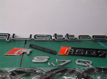 Audi RSQ7 Quattro Front Grille Rear Trunk Ring Badge Set Audi RSQ7 2016-2023