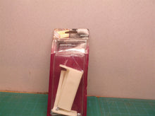 PRIME-LINE R 7265 Drawer Track Back Plate 3/8 in. x 1 in Plastic Ivory 1 Pair