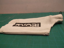 white ryobi dust bag squeeze clamp