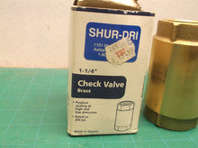 SHUR-DRI 1 1/4 CHECK VALVE BRASS