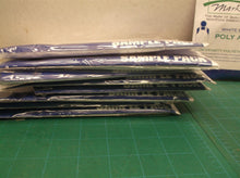 9 First Mark Disposable White embossed sample pack Poly Apron 46" x 28" 1 mediu