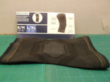 1 Elite Copper Fit Knee Compression Sleeve Flexible L/XL 16"-20"