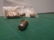10 Vintage NOS 1/4" brass bullet catch, Surface rust on many