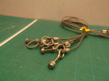 lot of 9 18" hanging cables