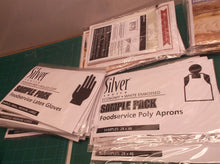Lot of food service gloes aprons cook chil bags & roasting bag