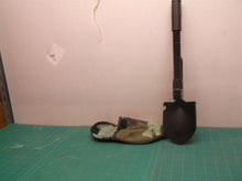 Folding shovel & pick with bag