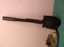 Folding shovel & pick with bag