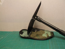 Folding shovel & pick with bag