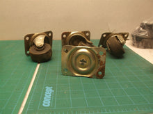 set of 4 2.5" swivel casters no brakes