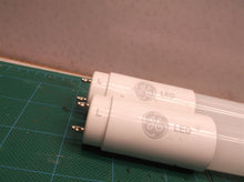2 GE LED Light Bulbs 39561 9 watt 120/277V 24" T8 Medium Bi-Pin (G13) Base 4,000