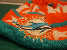 Unbranded Mami Dolphins Beanie with Pom Pom