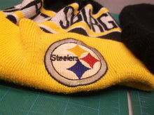 2 Unbranded Pittsburg Steelers Beanie one with Pom Pom