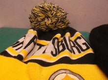 2 Unbranded Pittsburg Steelers Beanie one with Pom Pom
